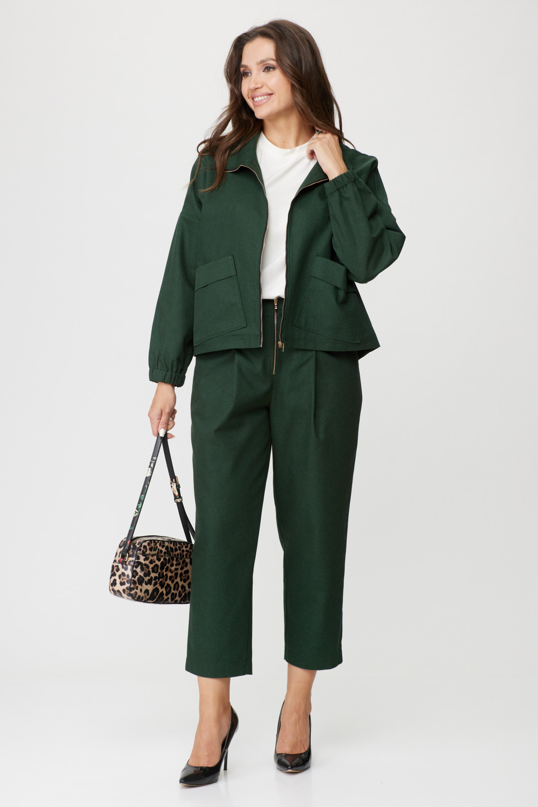 Костюм Мишель Шик 1351 зелёный - фото 1